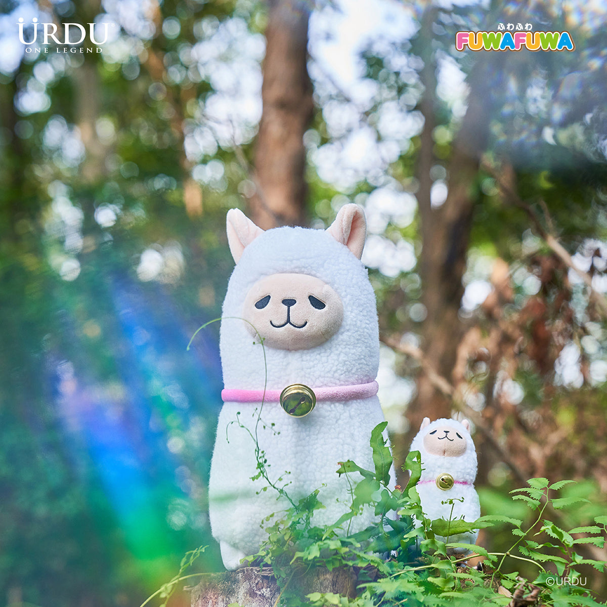 URDU Fuwafuwa Plush Series Alpaca (White) URDUHK