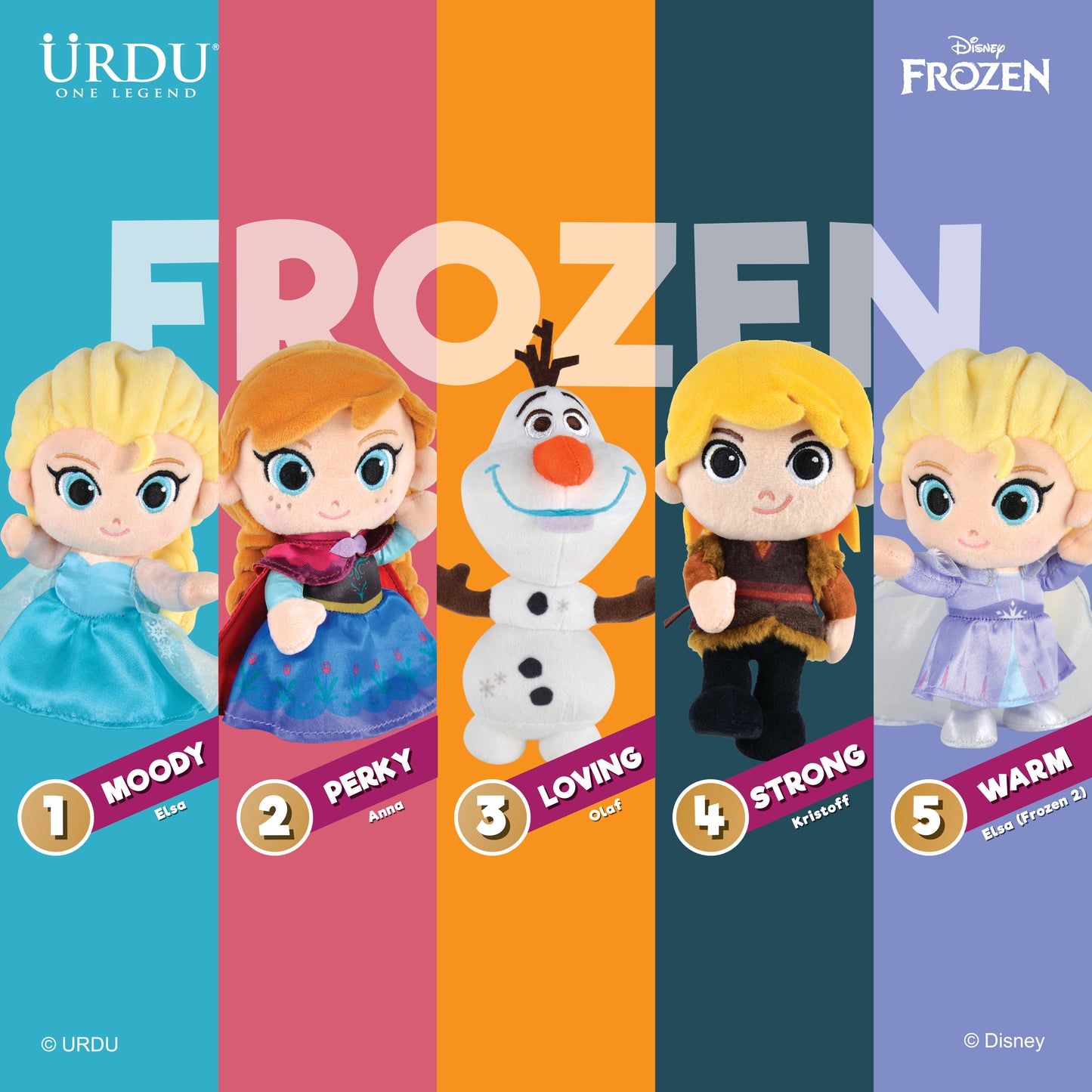 URDU / Disney Action Softoy Series Part 12 - Frozen