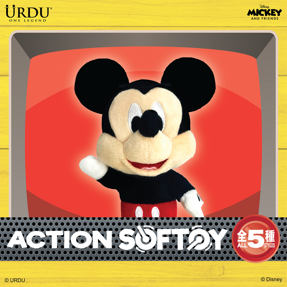 DISNEY ACTION SOFTOY Series Part 4 - MICKEY & FRIENDS