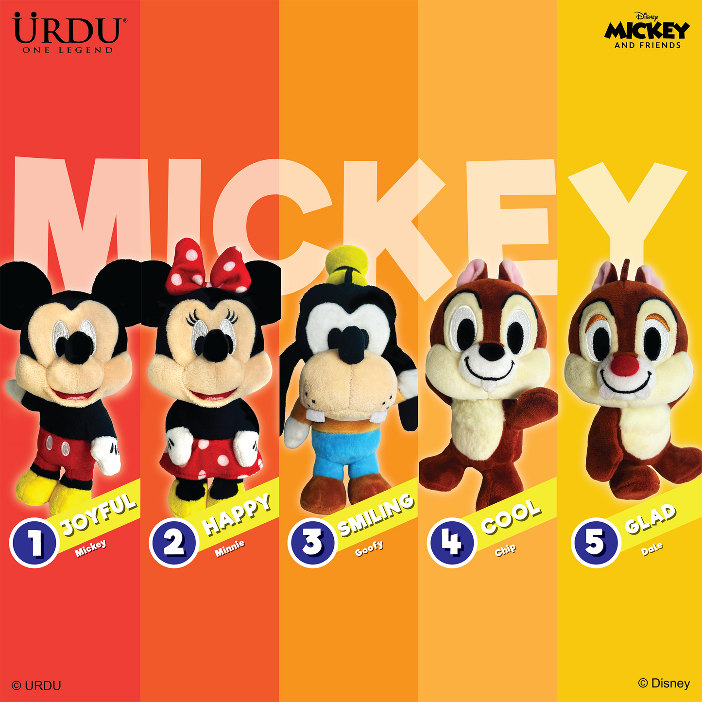 
                  
                    DISNEY ACTION SOFTOY Series Part 4 - MICKEY & FRIENDS
                  
                