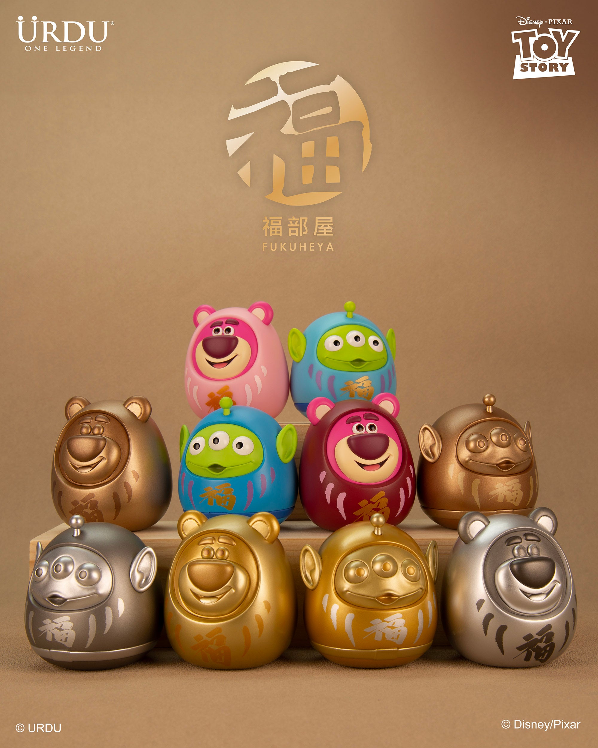 Urdu fukuheya lotso 4体セット Urdu fukuheya lotso 4体セット IN STOCK Urdu Disney Fukuheya
