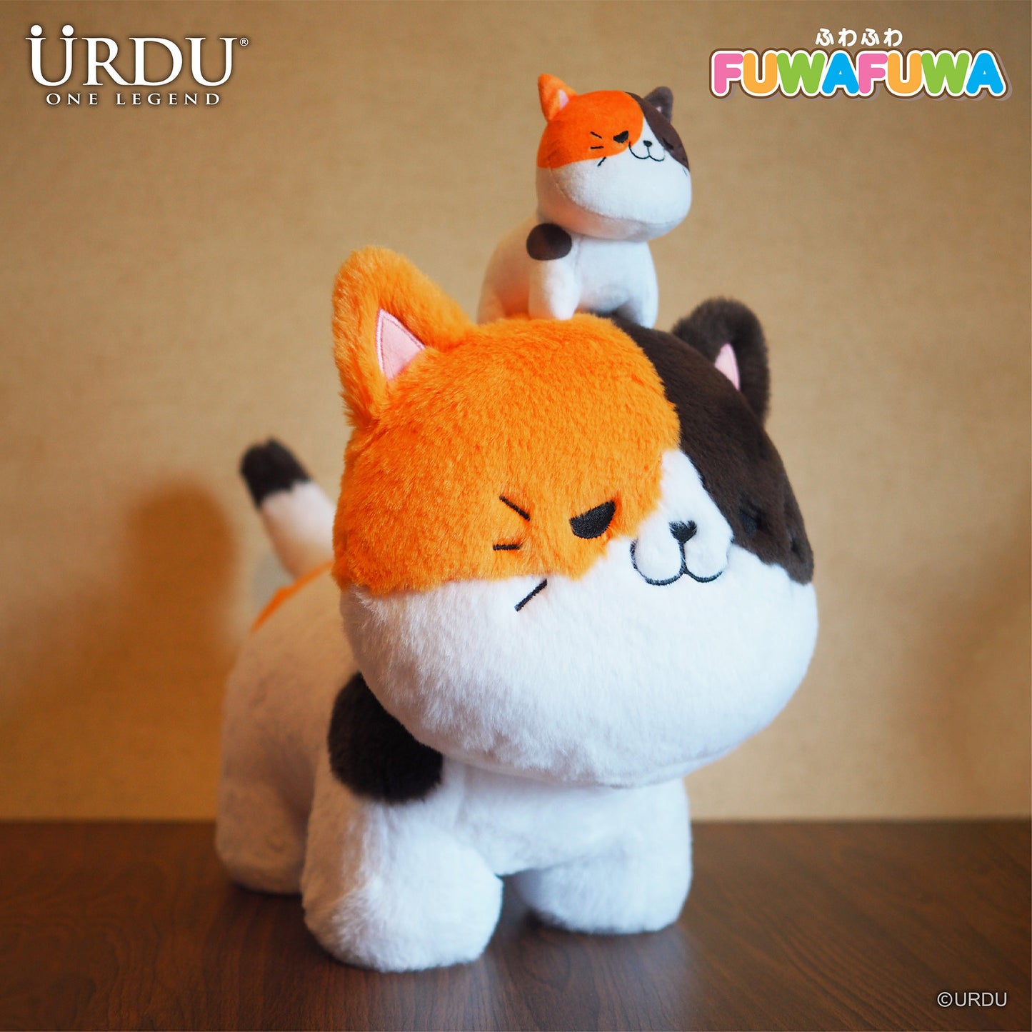 URDU FUWAFUWA Plush Series - Cat (Calico)