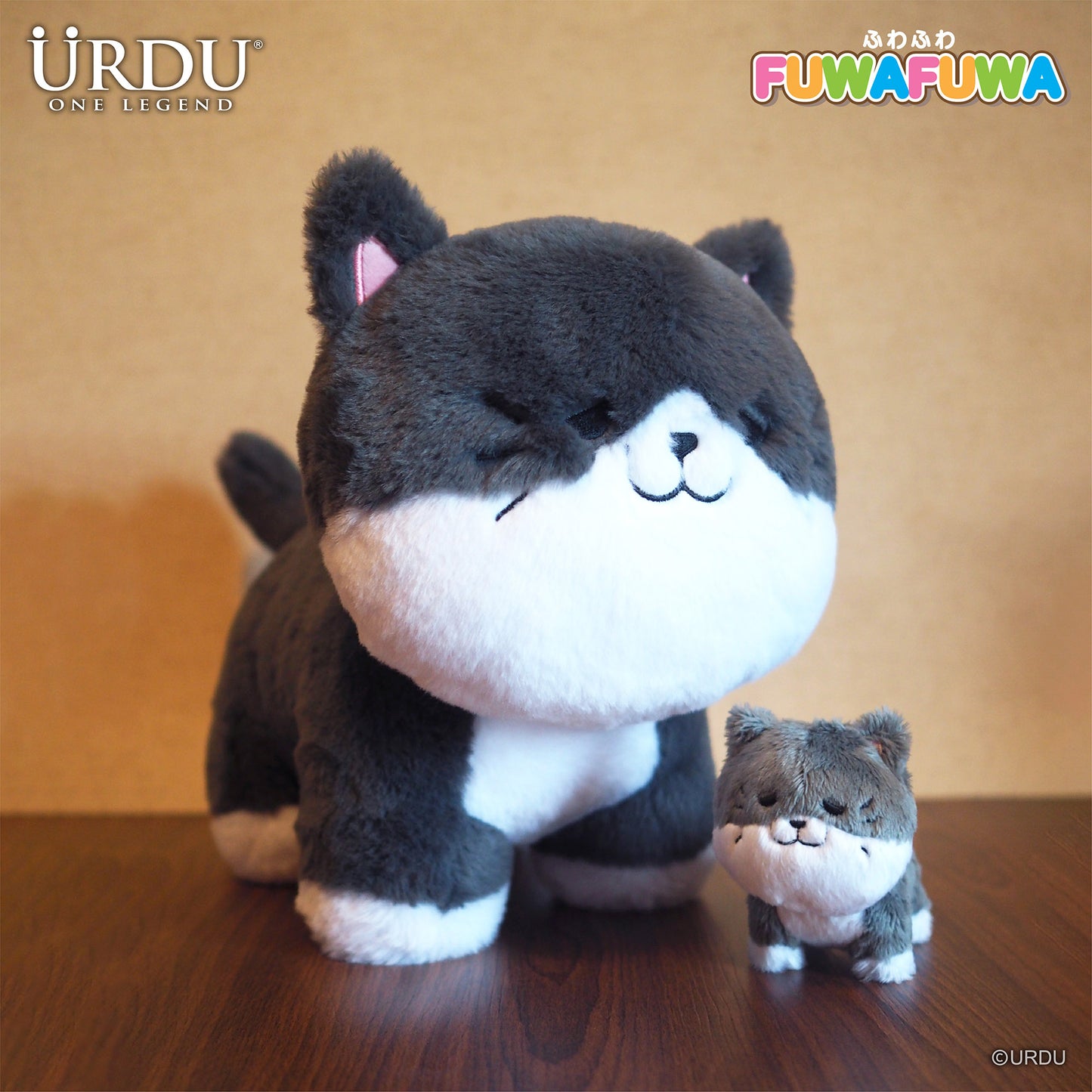 URDU FUWAFUWA Plush Series - Cat (Tuxedo)