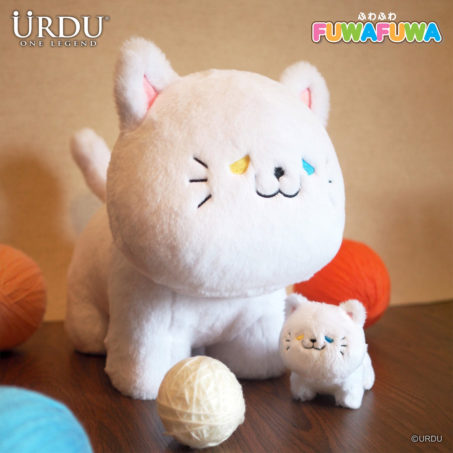 URDU FUWAFUWA Plush Series - Cat (Odd Eyed)