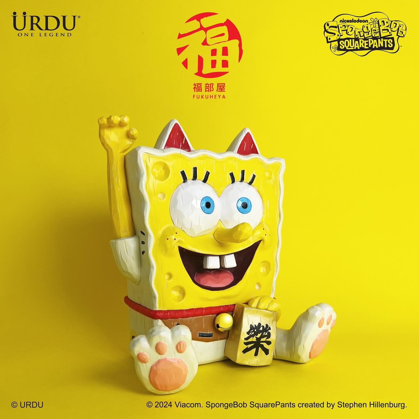 URDU X NICKELODEON FUKUHEYA MANEKI NEKO – SPONGEBOB (ORIGINAL)