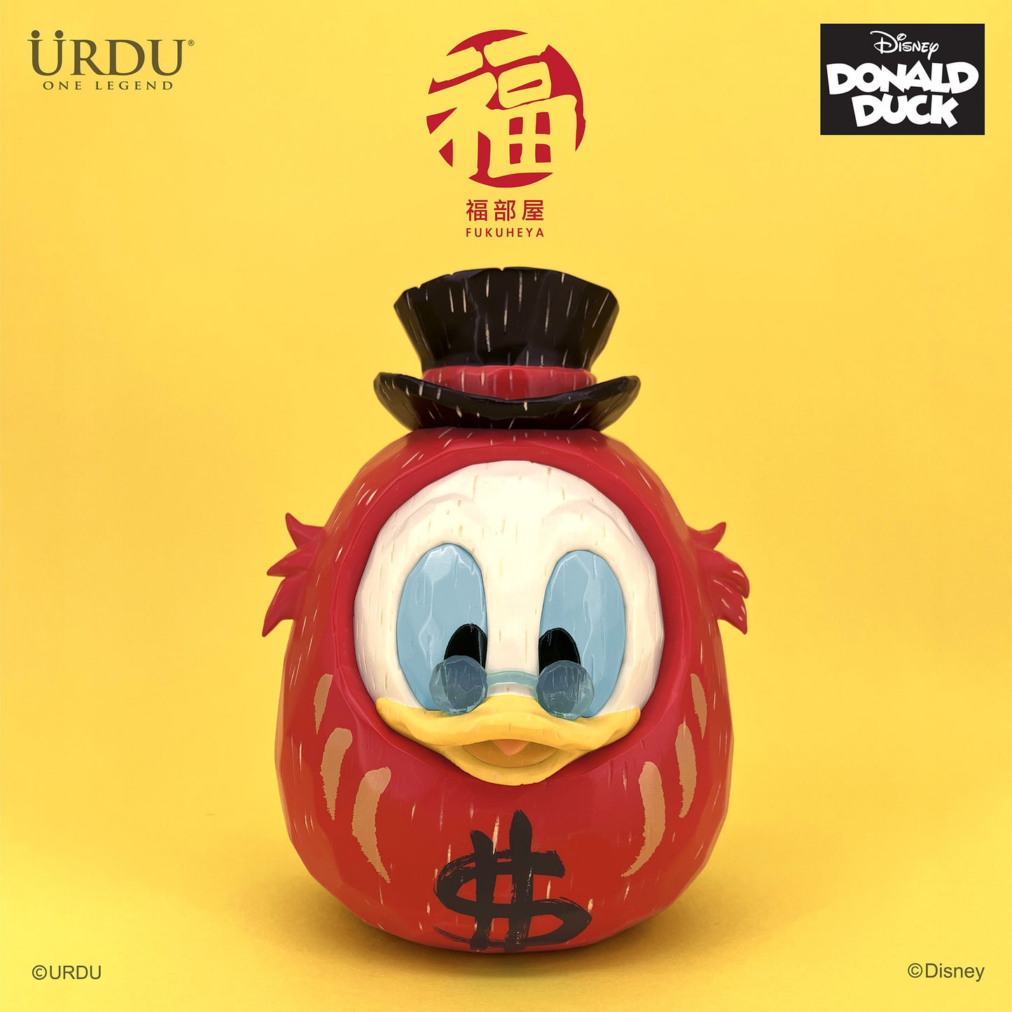 URDU / Disney Fukuheya Daruma - Scrooge McDuck (Original)