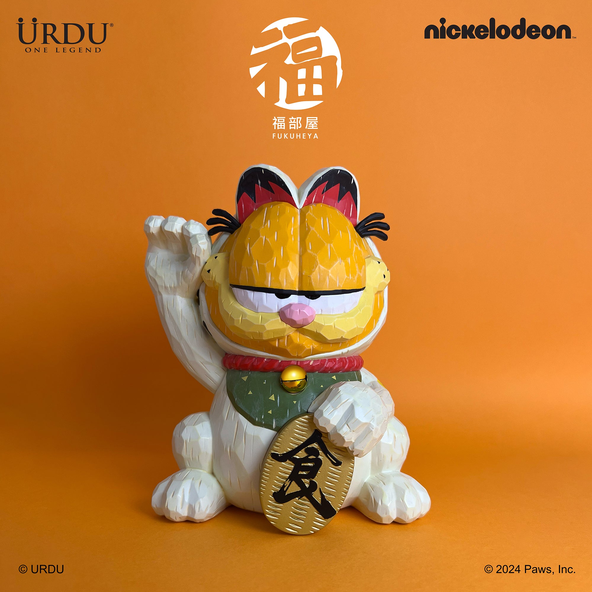 数量残りわずか　URDU FUKUHEYA GARFIELD ガーフィールド URDU_Nick_ManekiNeko_Garfield_