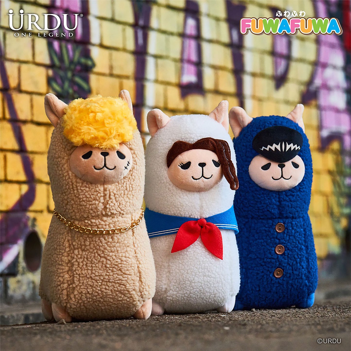 URDU FUWAFUWA Plush Series - Alpaca 2 (Headman)